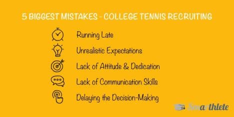 5 Biggest Mistakes in the College Recruiting Process